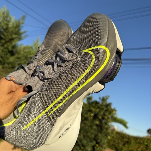 Nike Air Zoom Alphafly NEXT% Grey Blue Running Shoes Mens Size 11 FD8311-001 - Picture 11 of 14